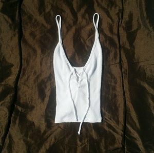 Lace - up tank